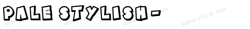 Pale Stylish字体转换